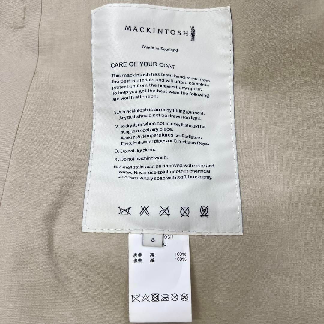 ◎MACKINTOSH マッキントッシュ ゴム引き ポンチョ コート ケープ