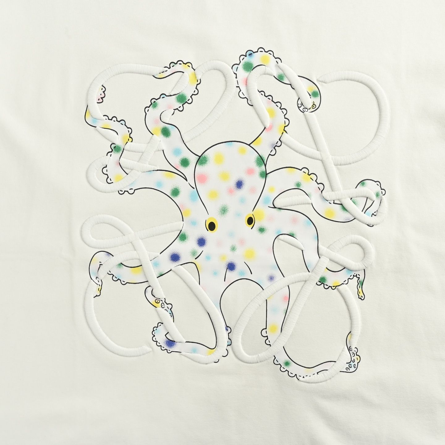 LOEWE タンポポ ダンデライオン アナグラム アクティブ Tシャツ コラボ Loewe X On タンポポロゴ Tシャツ ホワイト Active