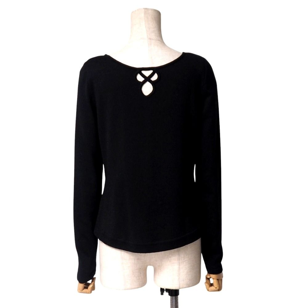 DAISYLIN ニットトップス エレガントT 42 □美品□DAISYLIN デイジーリン ニット サイズ42 Uネック 長袖