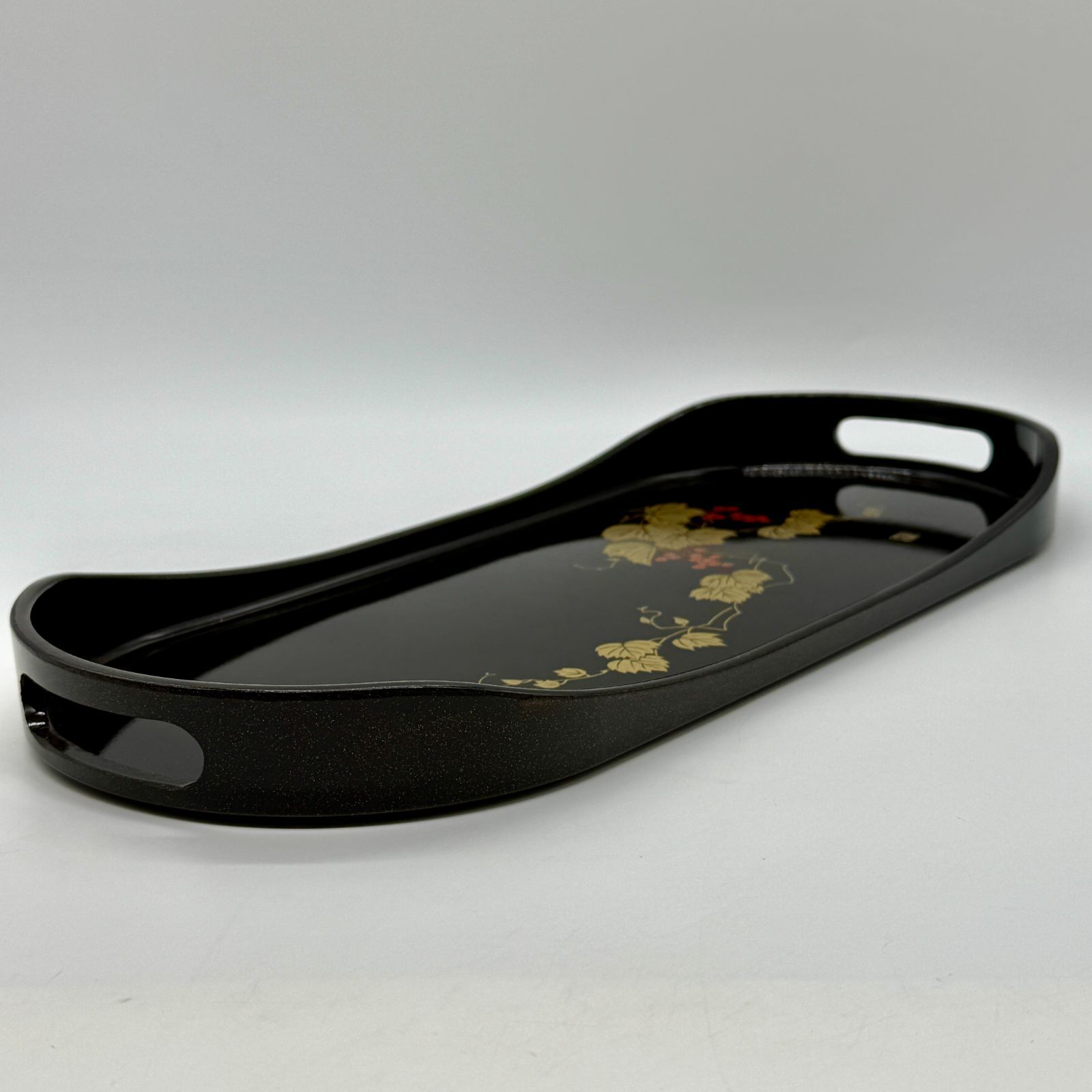 黒江塗 黒江漆器　お盆　盆　未使用品　美品　漆器　昭和レトロ 黒江塗 黒江漆器 お盆 盆 未使用品 美品 漆器 昭和レトロ - メルカリ