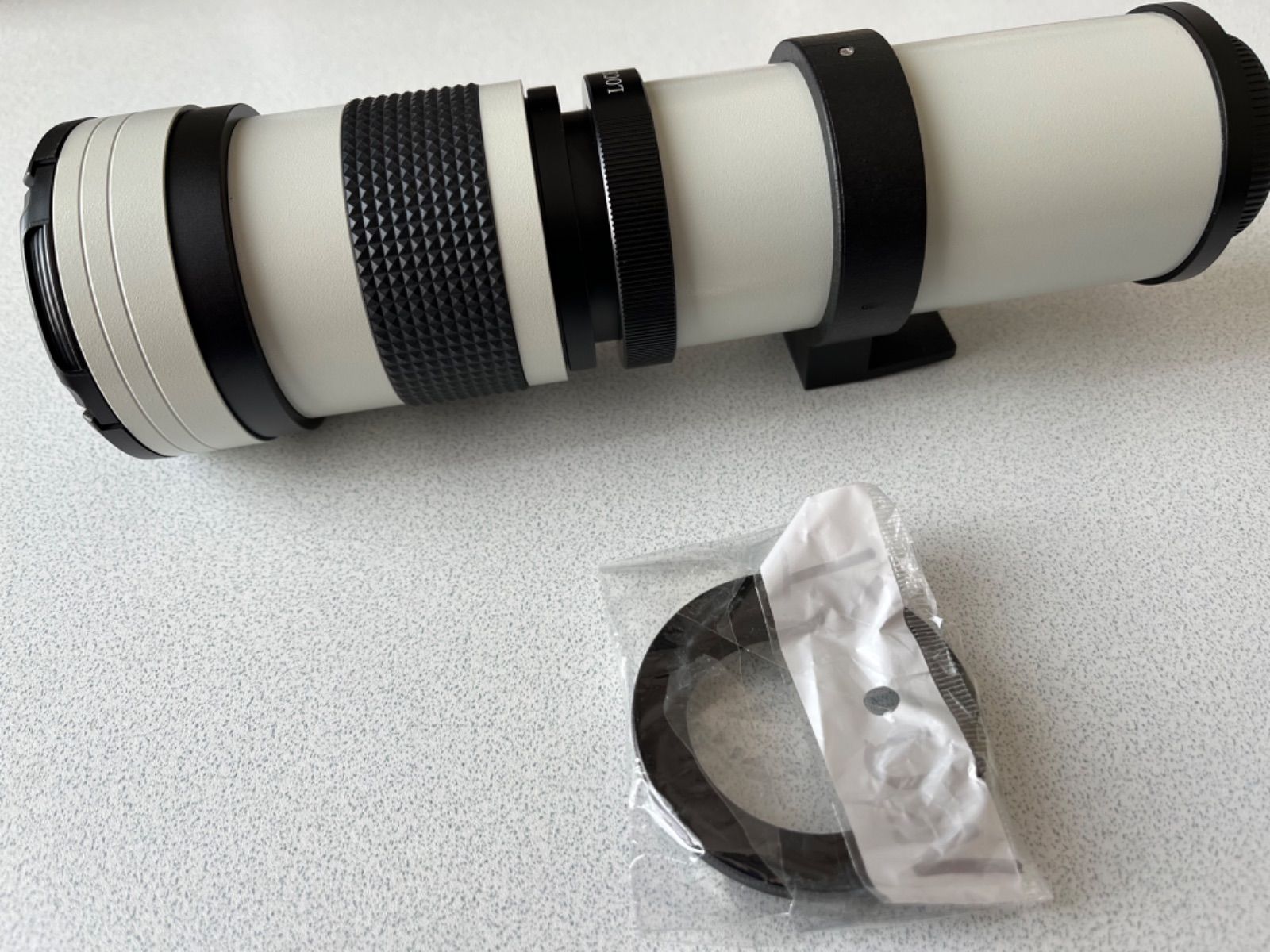 望遠鏡望遠レンズ、白420-800mm開口F / 8.3-16望遠鏡フルマニュアル 
