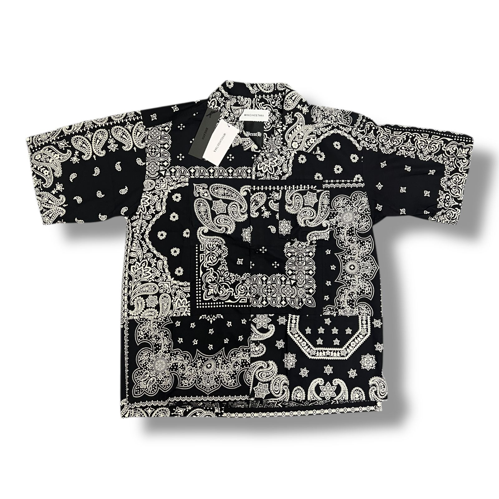 参考上代46200円 未使用品 BREATH × MIYAGI HIDETAKA 23SS BANDANA S/S 