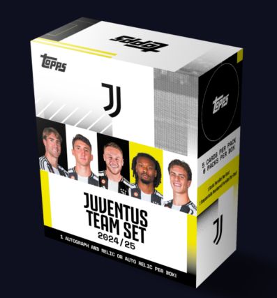 数量 入荷確定 海外即 Topps Juventus Team Set 2025|25 Hobby Box 直筆サインカード確定＋レリック確定ORレリックオート確定 ユベントス チームセット お1人様2BOXまで