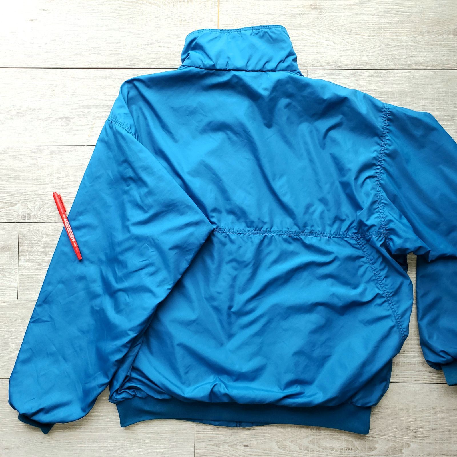 Patagoniaパタゴニア□USED 91年 USA製 Shelled Capilene ターコイズ 