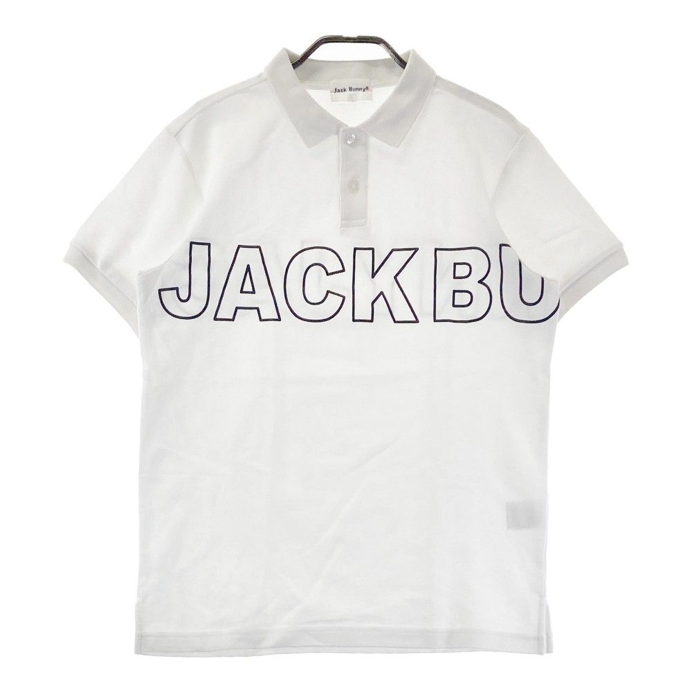 サイズ：4 JACK BUNNY ジャックバニー 半袖ポロシャツ ロゴ