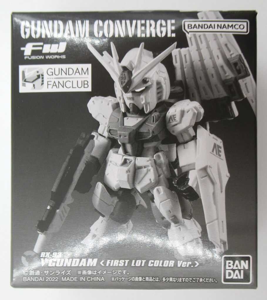 BANDAI 機動戦士ガンダム FW GUNDAM CONVERGE νガンダム(ファーストロットカラーVer.) ガンダムファンクラブ限定
