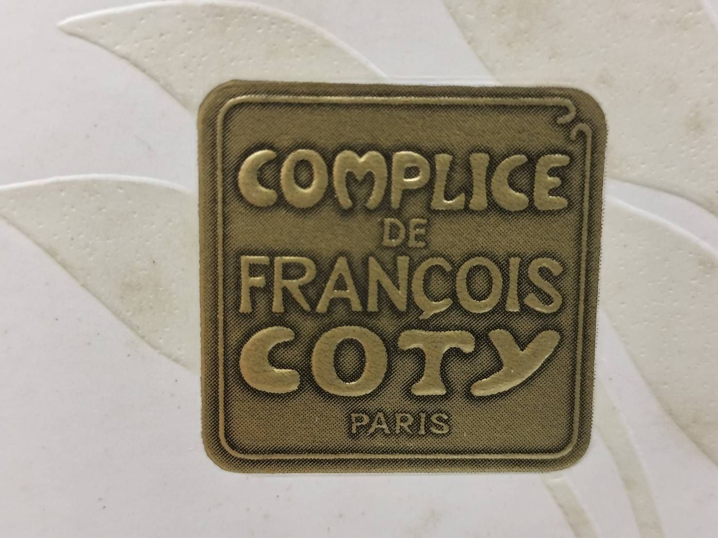 激レア】COMPLICE de FRANCOIS COTY フランソワ・コティ コンプリス