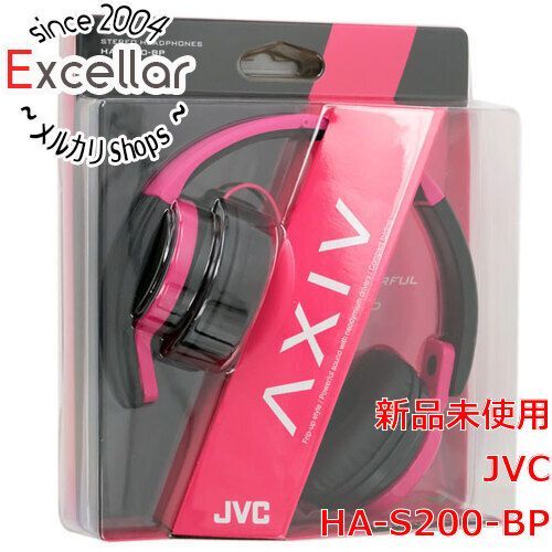 bn:5] JVC ステレオミニヘッドホン HA-S200-BP ブラック＆ピンク メルカリ