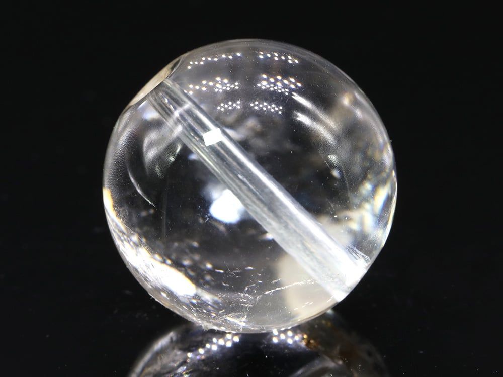 「1点もの 現品」 ヒマラヤ水晶 ブラックエレスチャル 15.9mm パワーストーン バラ売り 天然石 パワーストーン ばら売り