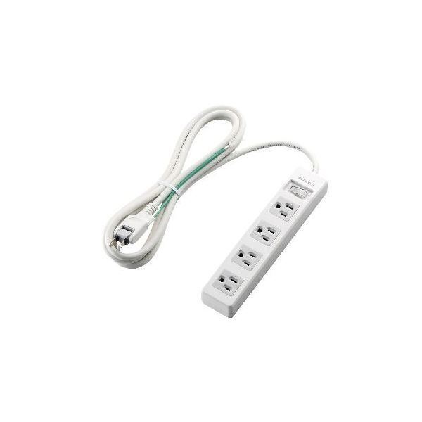 (まとめ)エレコム 一括スイッチ付3ピンプラグ対応タップ T-T3A-3425W