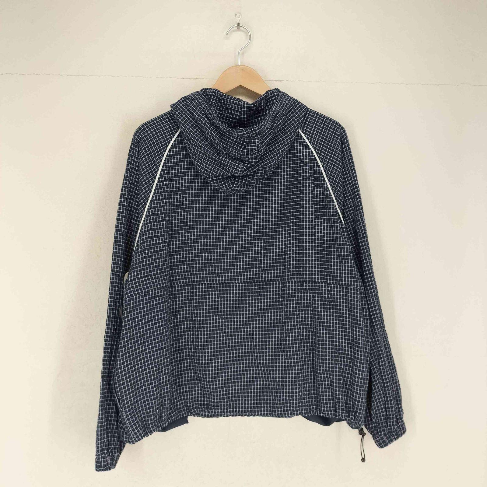 ザブラックアイパッチ THE BLACK EYE PATCH GRID PATTERENED OE LOGO ANORAK メンズ M WWW_OLIVIERBERNSTEIN_COM