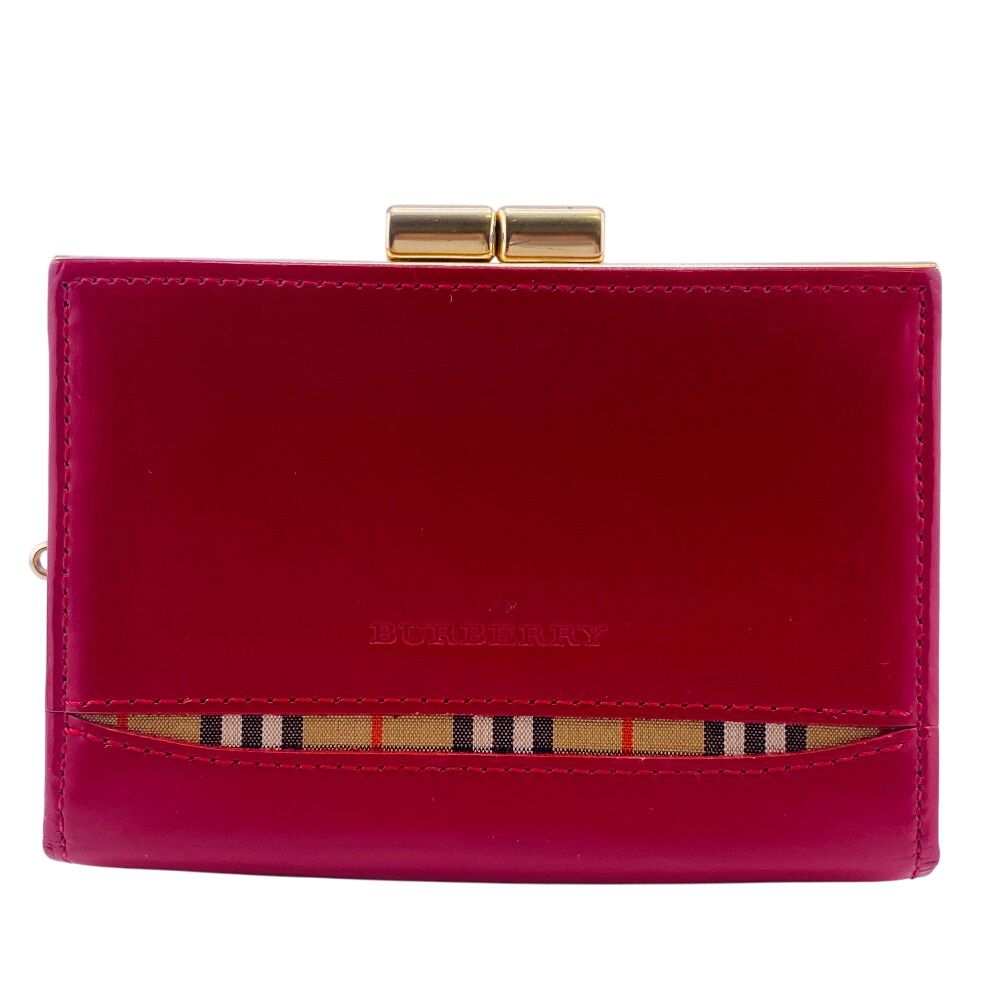 5％OFF フォロワークーポン！！】BURBERRY バーバリー がま口