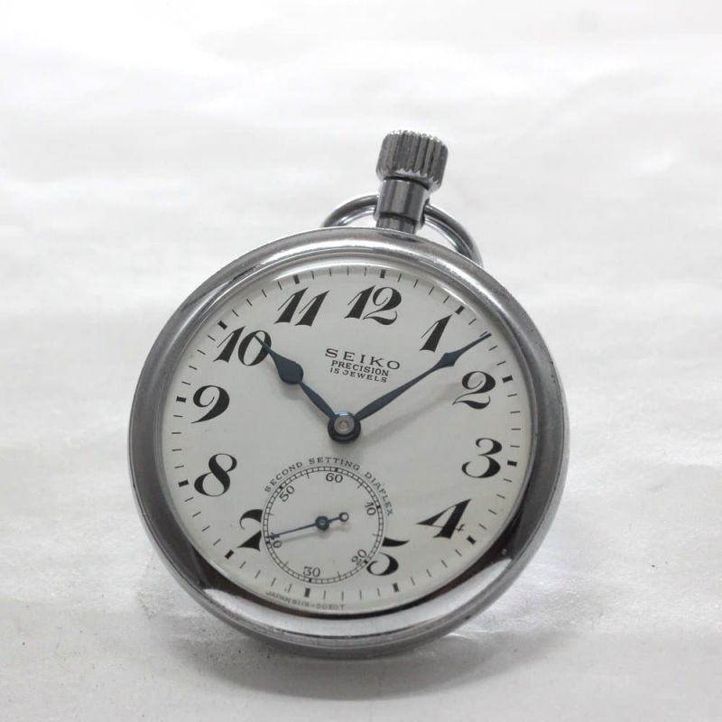 19セイコー プレシジョン 懐中時計 | 昭42 0698 国鉄関西| 15石 | 絶版時計 |19seiko-1269