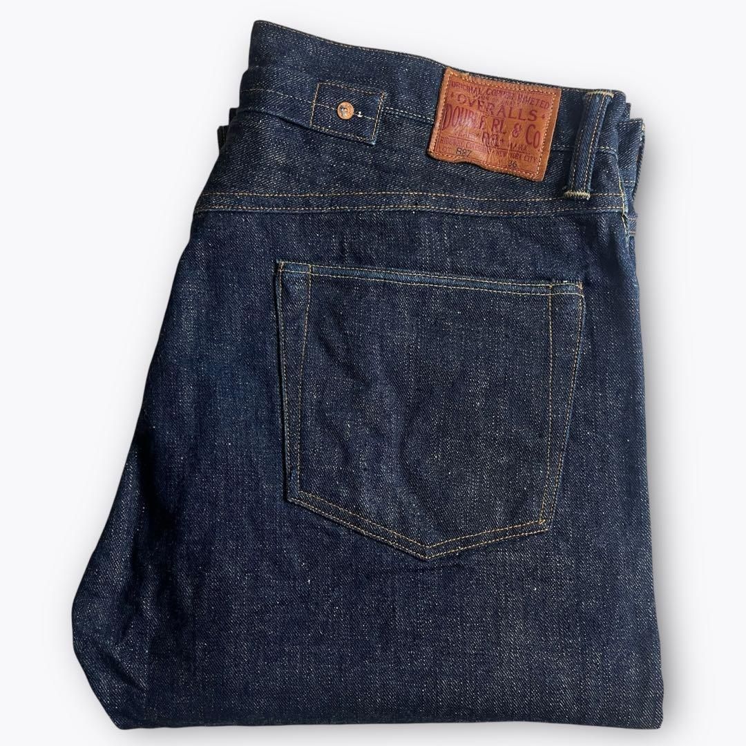 濃紺 極美品】RRL シンチバック セルビッジデニムパンツ W36 USA製