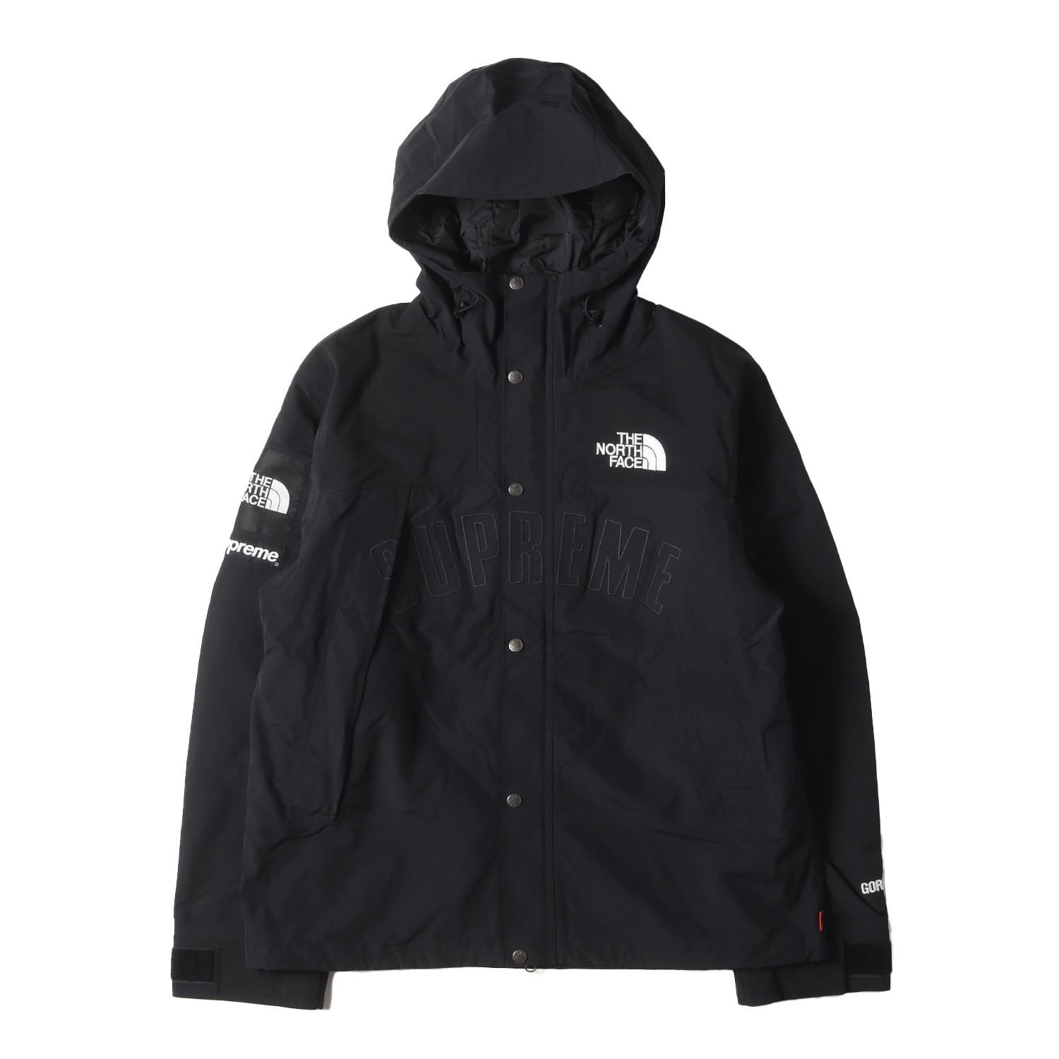 Supreme シュプリーム ジャケット サイズ:L THE NORTH FACE GORE-TEX アーチロゴ マウンテンパーカー Arc Logo  Mountain Parka ブラック 黒 アウター ブルゾン 上着 コラボ【メンズ】 - メルカリ