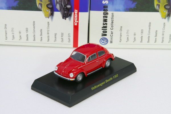 中古品＞京商 1/64 フォルクスワーゲン ビートル 1303 レッド