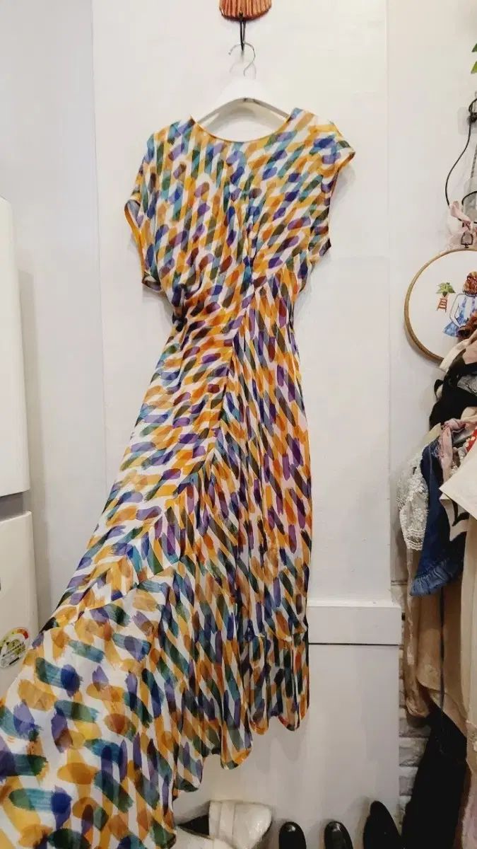 ミシャ シフォン シルク ワンピース