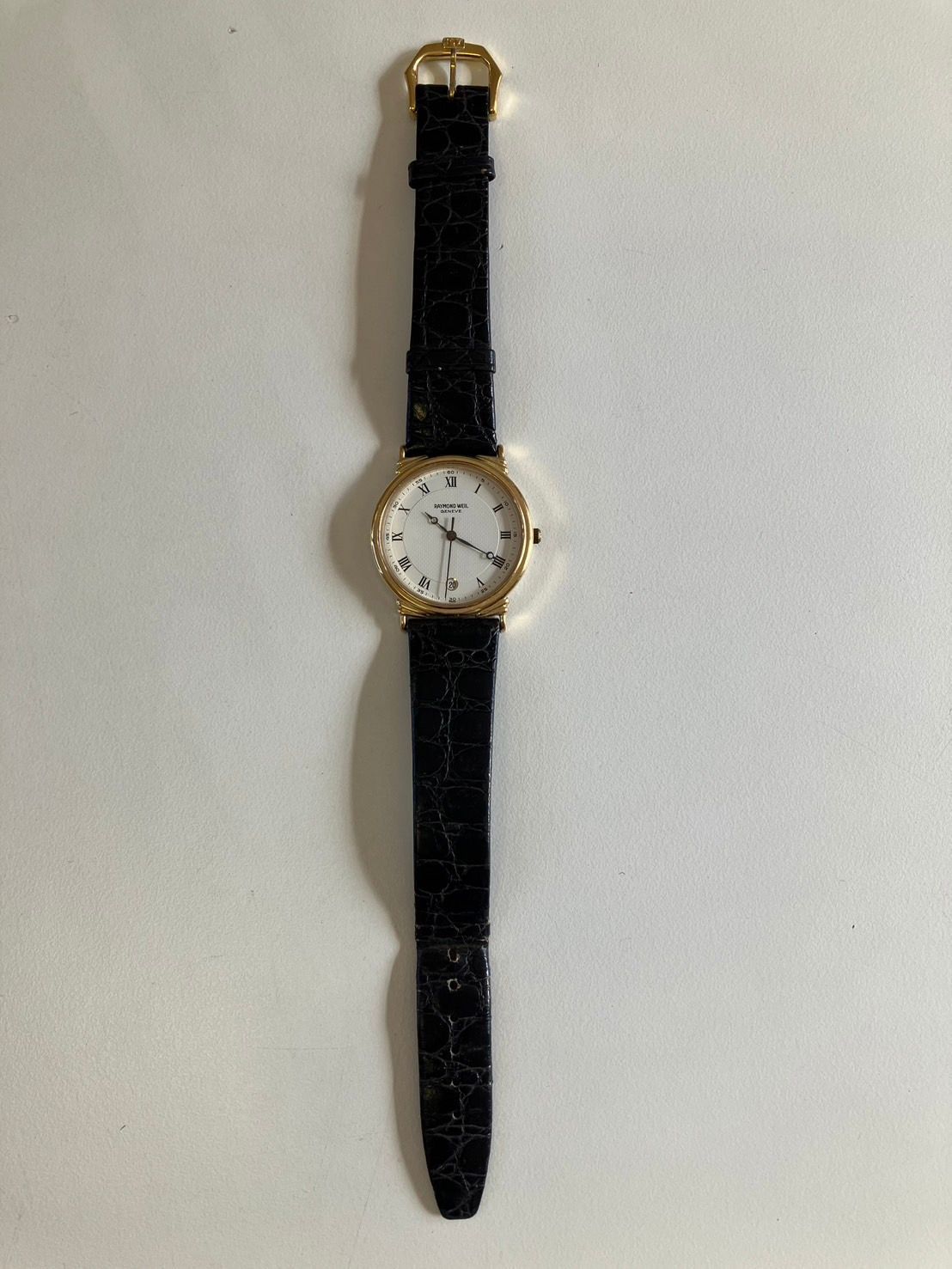 RAYMOND WEIL レイモンドウィル 5531 デイト メンズ腕時計 白文字盤