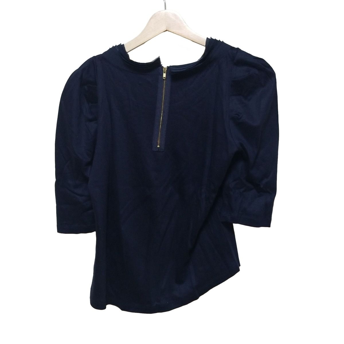 【美品】LANVINenBlue パールデザインTシャツ 38 ランバンオンブルー 半袖カットソー サイズ38 M レディース美品