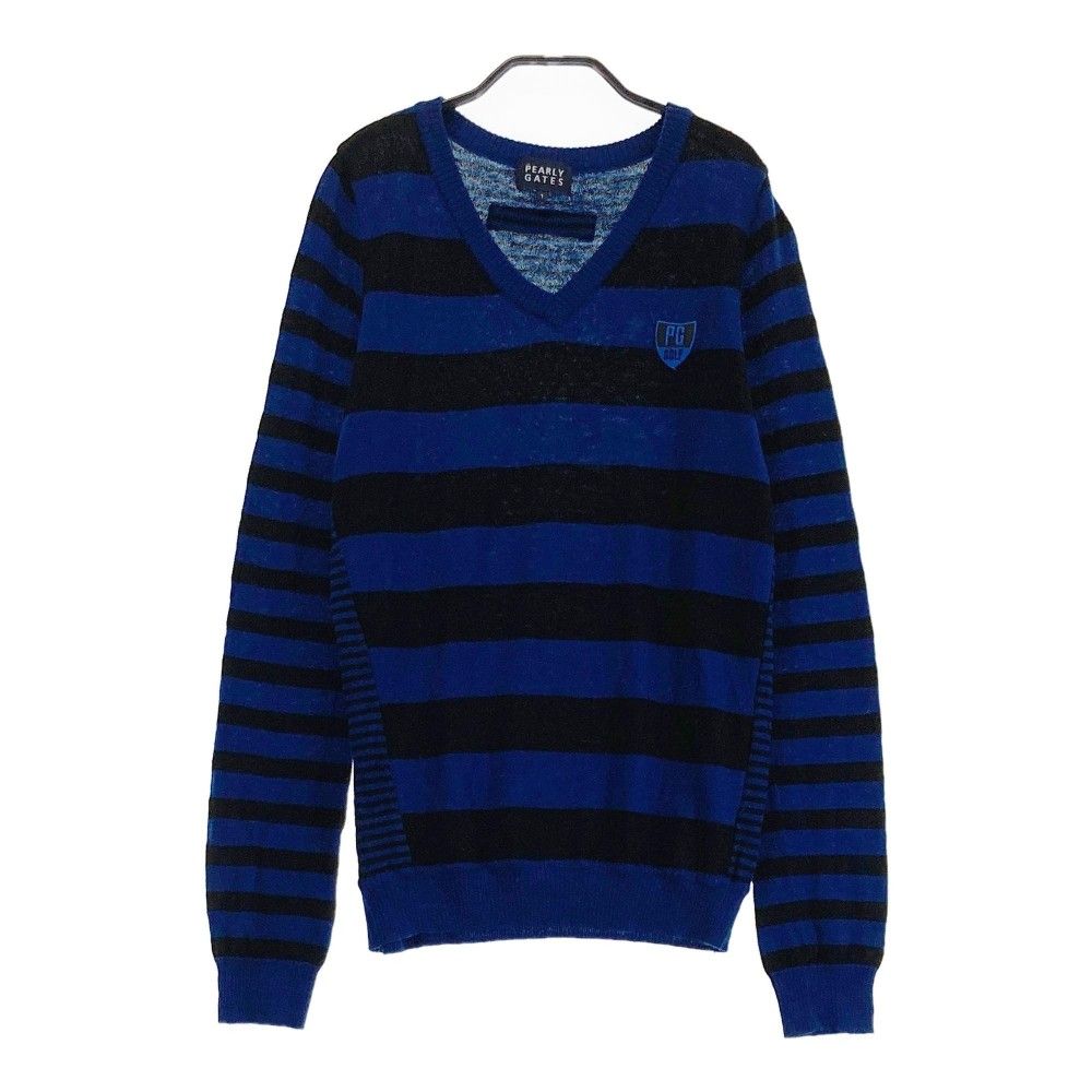 PEARLY GATES パーリーゲイツ ニットセーター ボーダー柄
