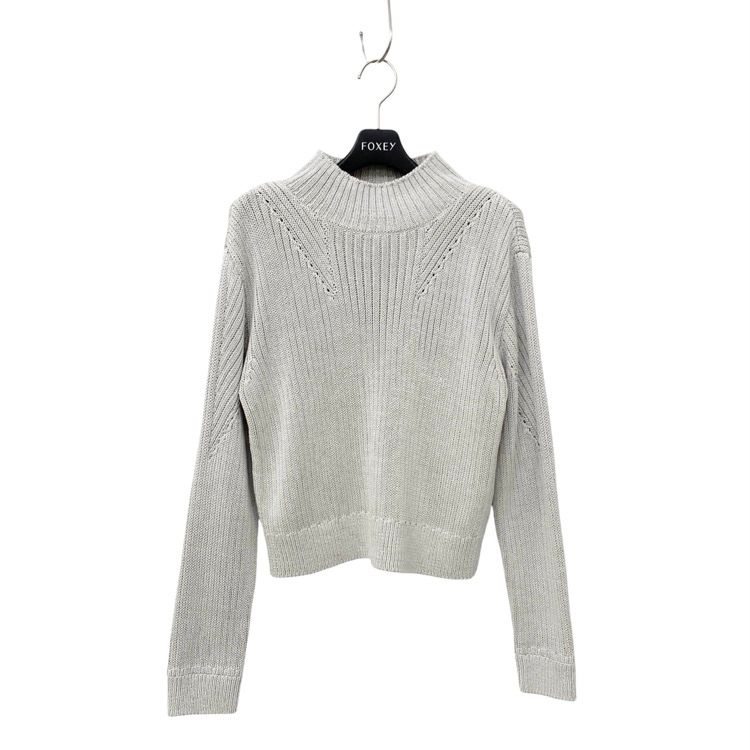 フォクシー　ニット　トップ　ハンモック FOXEY フォクシー ニットトップ ハンモック コットン・シルク