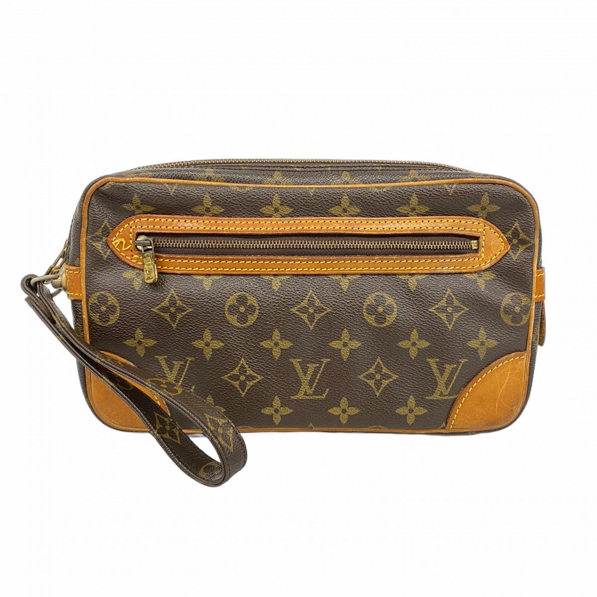 5mb1985-h ルイヴィトン クラッチバッグ モノグラム マルリードラゴンヌGM M51825 ブラウン メンズ