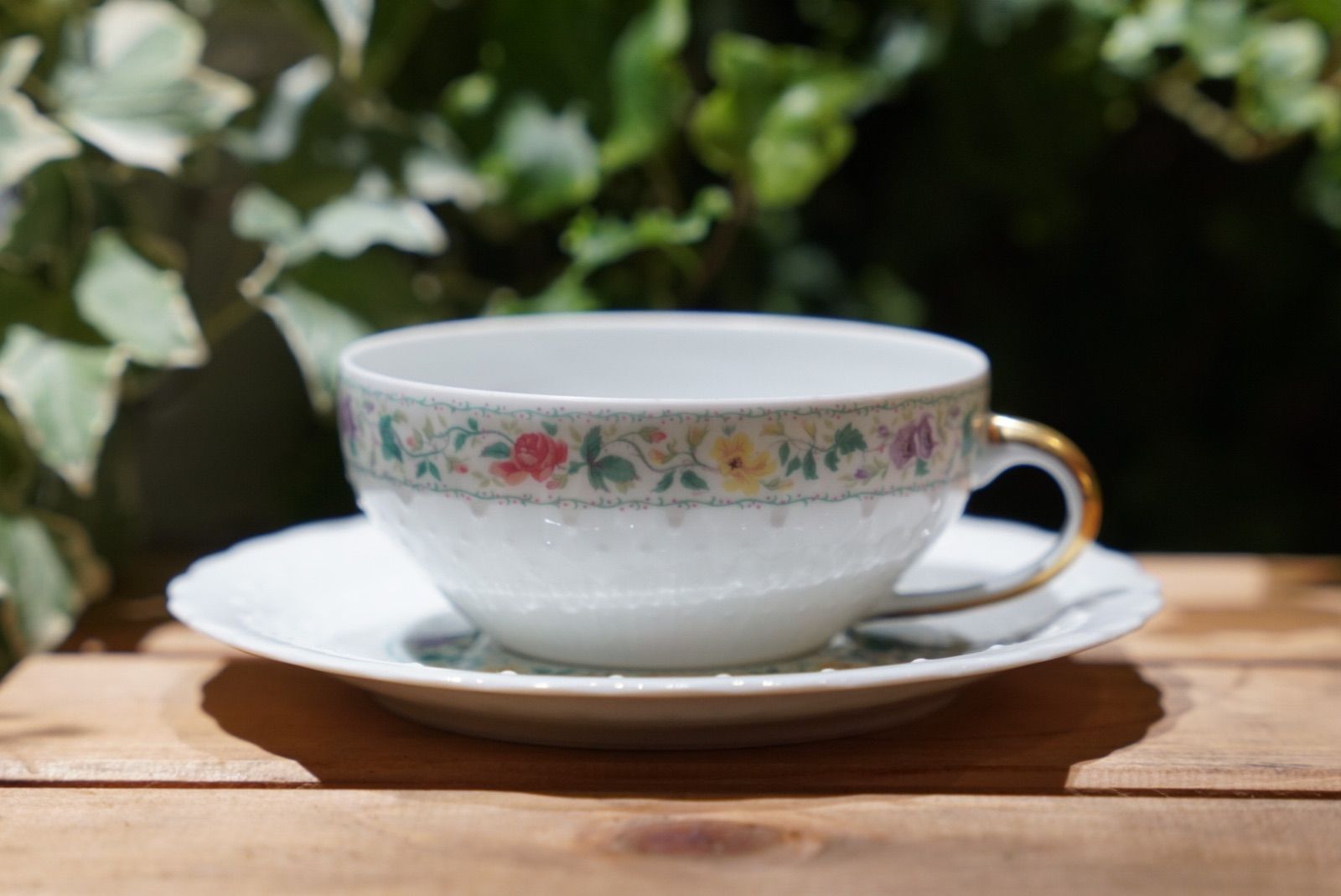 リモージュ Georges Boyer ティーカップ&ソーサー 5客 リモージュ