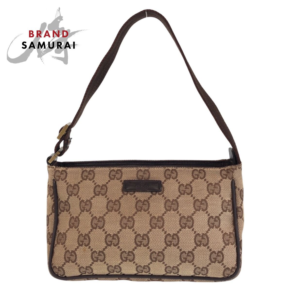 グッチ 106644 GGキャンバス レザー アクセサリーポーチ ハンドバッグ