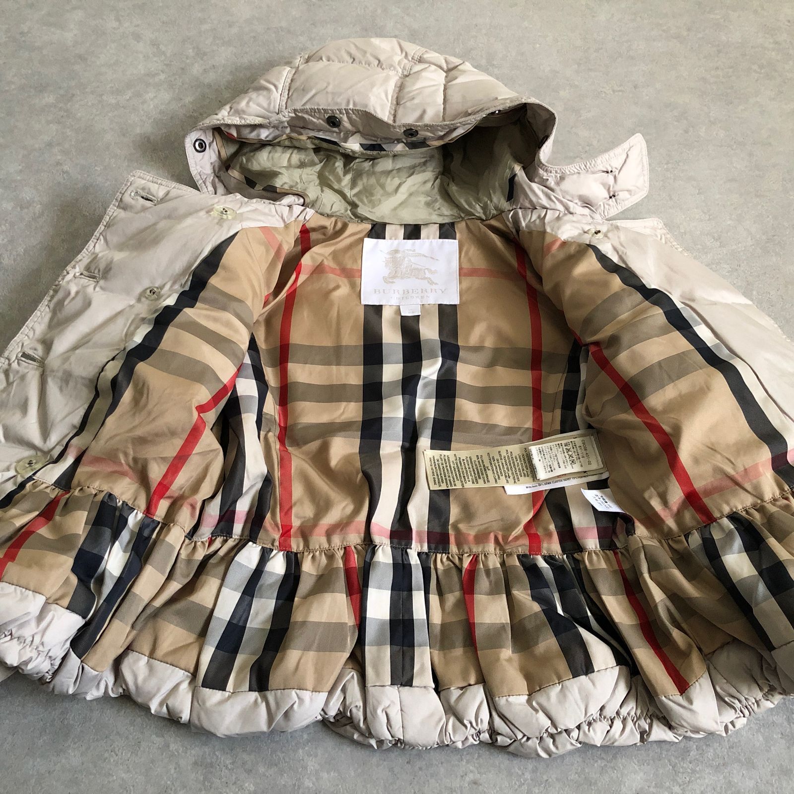 BURBERRY children ジャケット　ノバチェック　バーバリー バーバリー フリースジャケット ノバチェック キッズ 120｜Yahoo