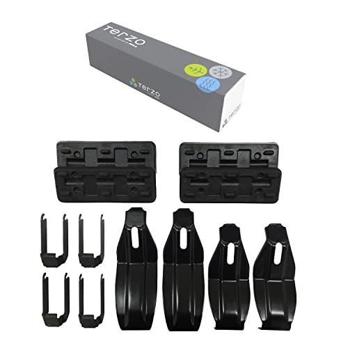 【品番:EH423】 イグニス FF21S Terzo テルッツォ (by PIAA) ルーフキャリア ベースキャリア ホルダー 4個入 ブラック 【スズキ イグニス FF21S】 EH423