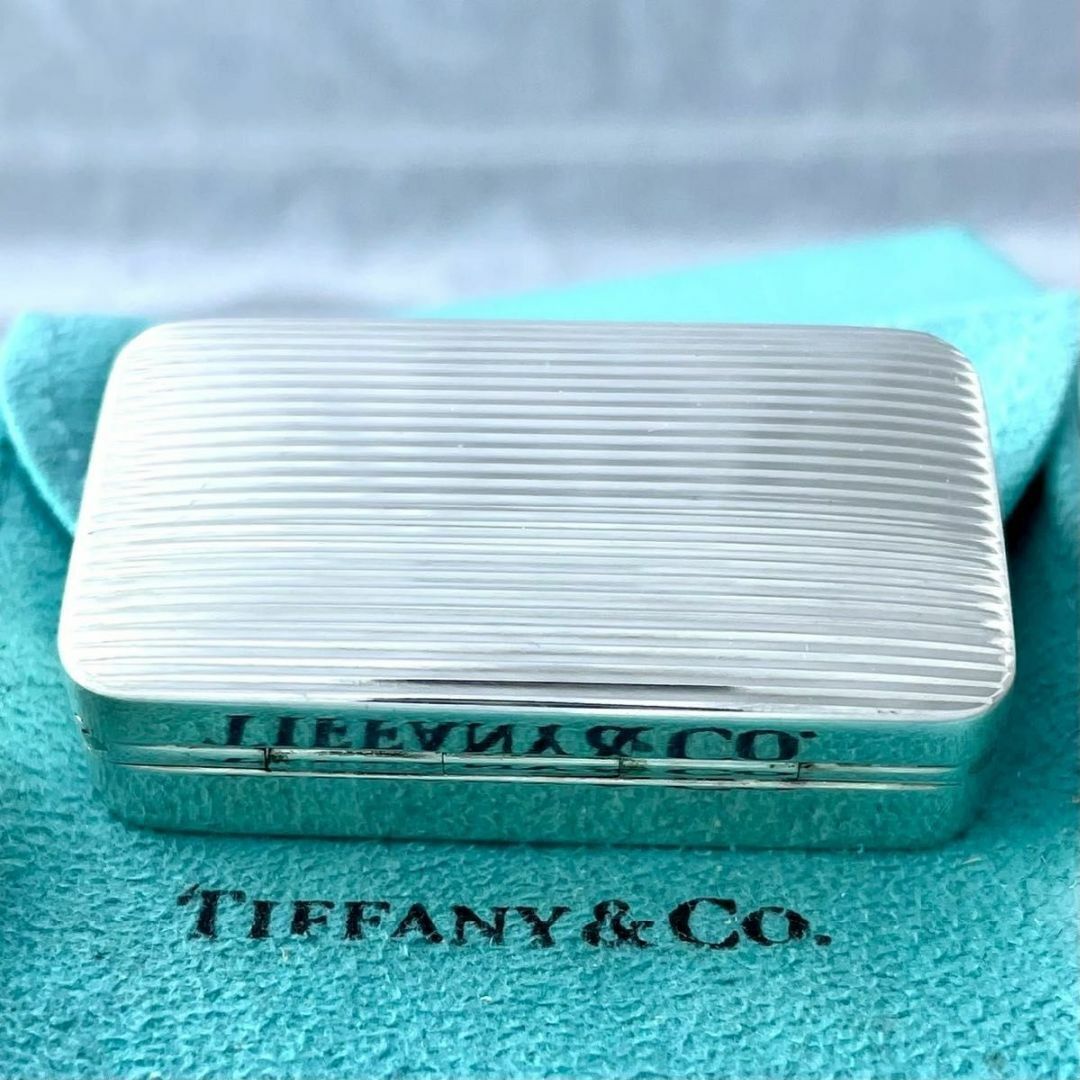 ティファニー アタッシュケース ピルケース 小物入れ シルバー RK7fe