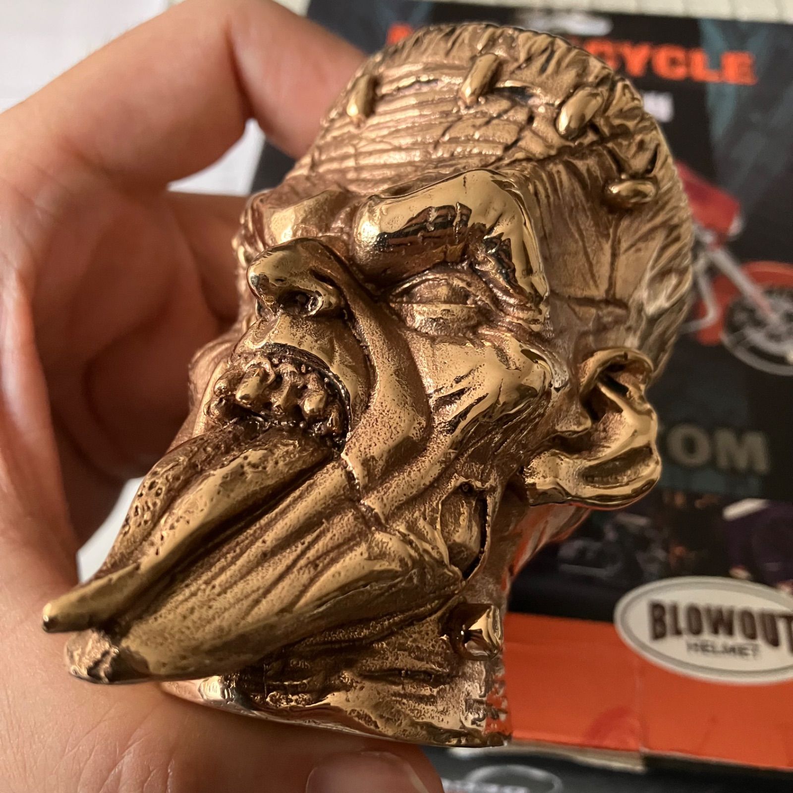 真鍮 シフトノブ （ハーレー ジョッキー パン ショベル