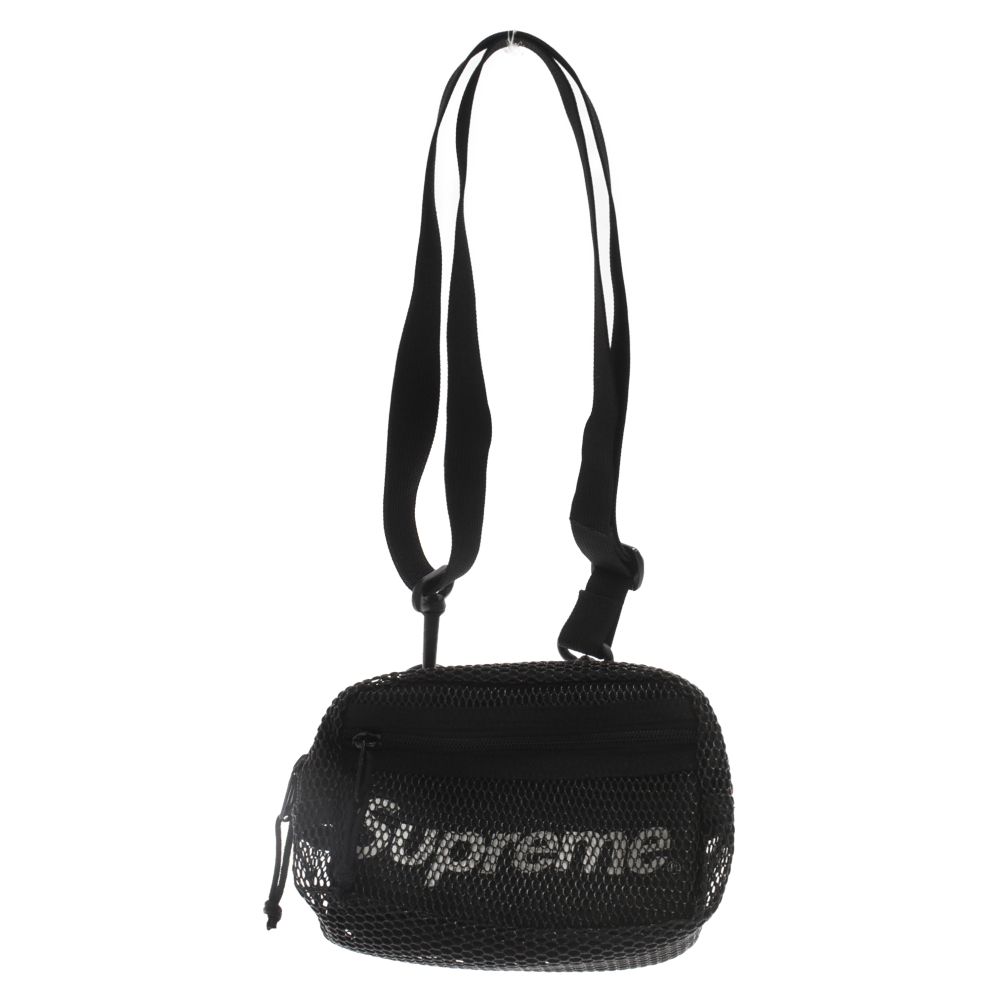 SUPREME (シュプリーム) 20SS Small Shoulder Bag スモール ナイロン メッシュ ショルダーバッグ カバン ポーチ ブラック