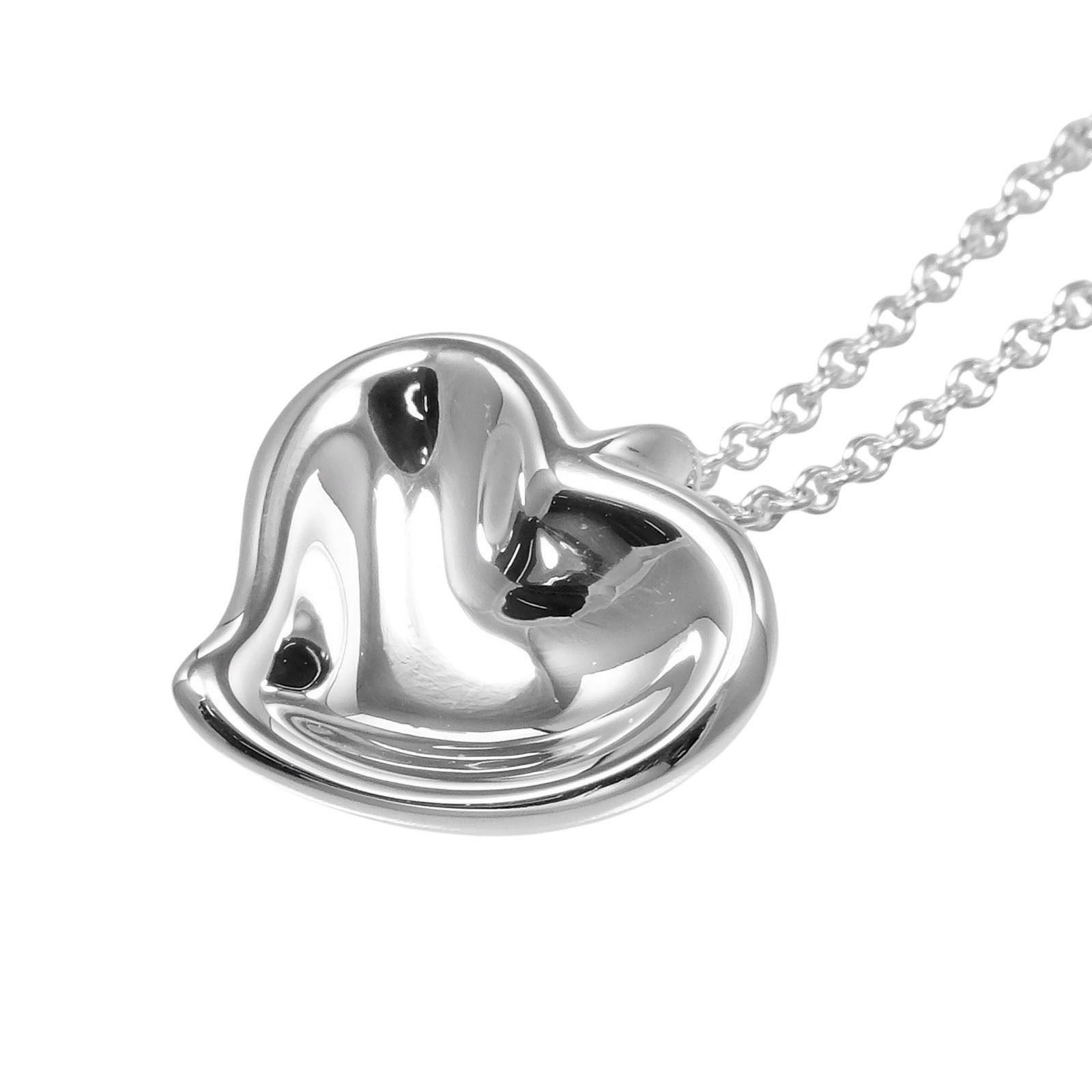 TIFFANY&Co. カーブド ハート ネックレス シルバー925