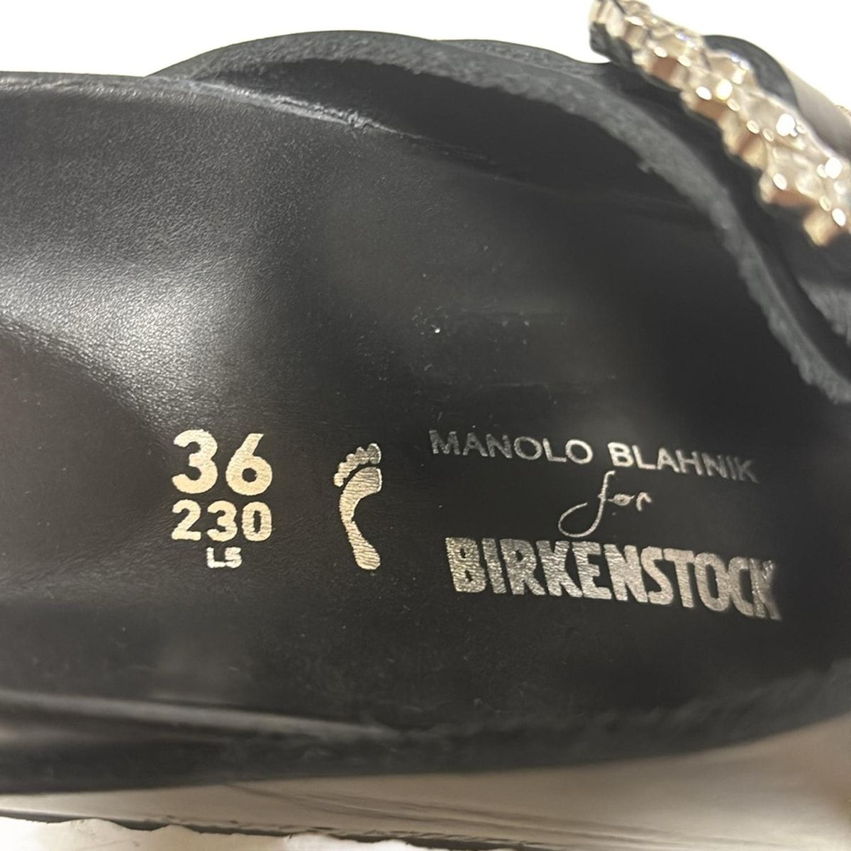 ラインストーン レザー