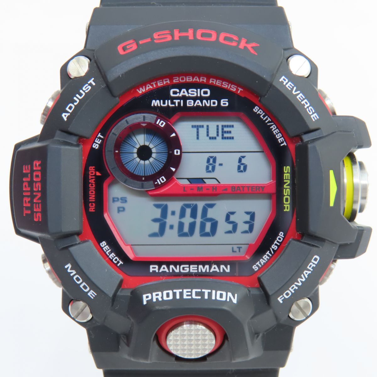 CASIO カシオ G-SHOCK GW-9400NFST-1AJR レンジマン 緊急消防援助隊コラボレーションモデル 電波ソーラー 腕時計 ※中古  - メルカリ