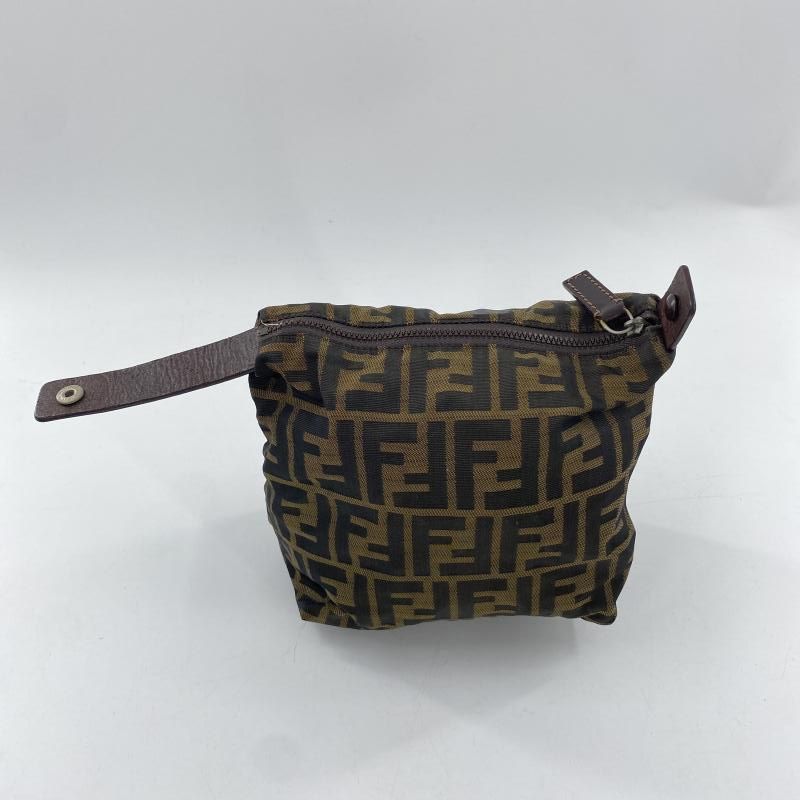 FENDI バニティポーチ ズッカ ブラウン フェンディ 10 DECORATOM_COM_BR