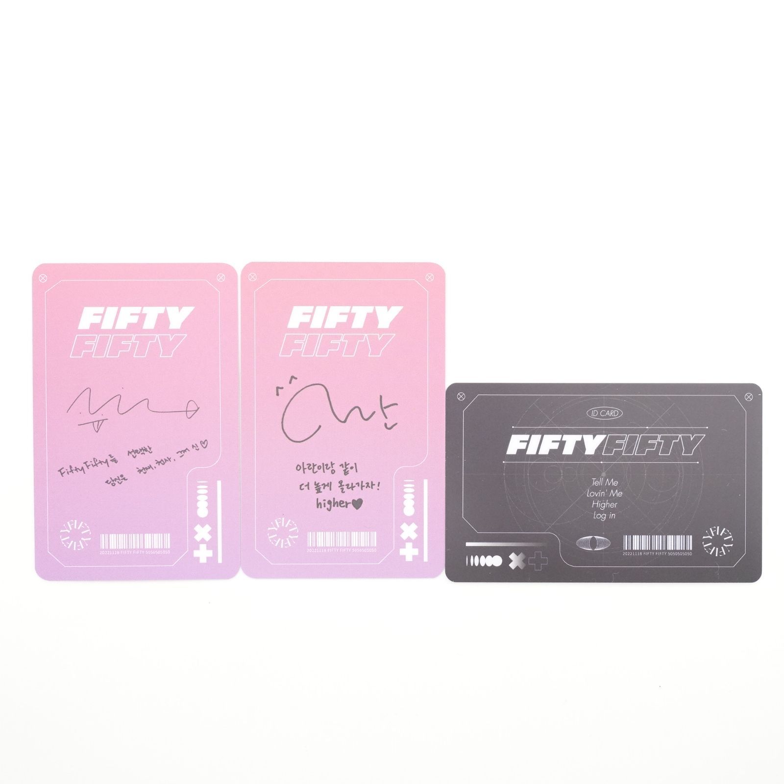 FIFTY FIFTY シオ Sio サイン入り トレカ FIFTY FIFTY シオ Sio サイン入り トレカ