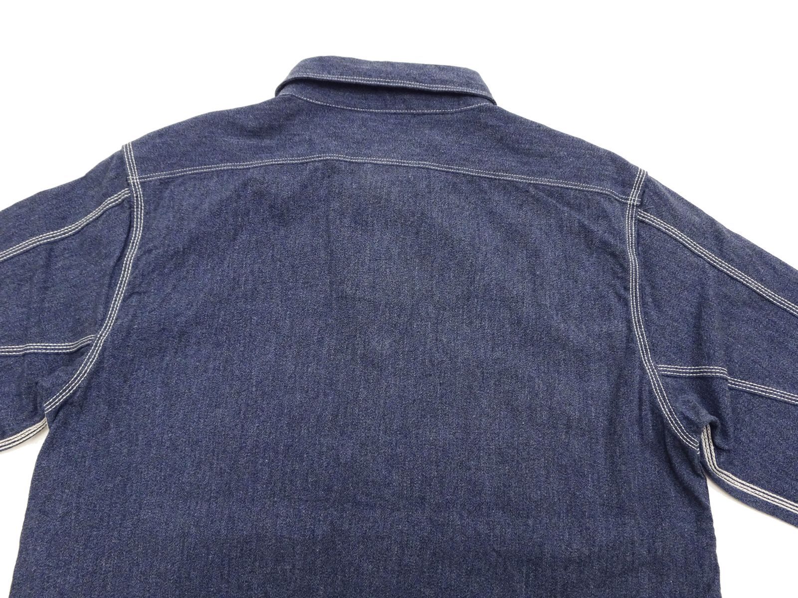 サムライジーンズ　セルビッチシャンブレーワークシャツ　サイズM 楽天市場】サムライジーンズ 長袖シャツ SJCBS23 Samurai Jeans