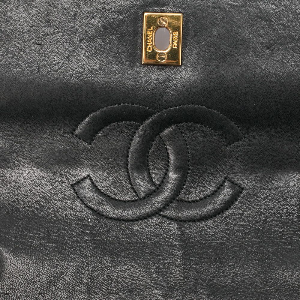 CHANEL シャネル ショルダーバッグ マトラッセ デザインフラップ チェーンショルダー ラムスキン 黒 ゴールド金具 レディースバッグ ブランド DECORATOM_COM_BR