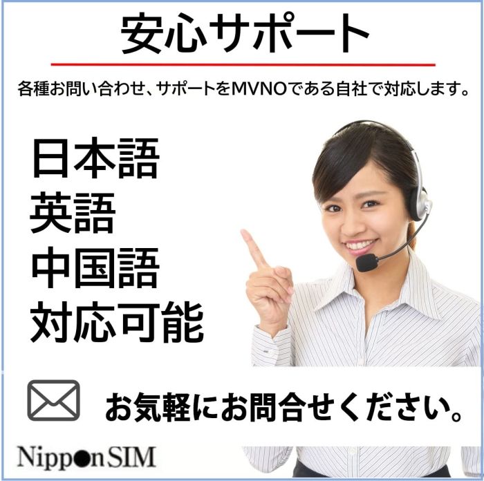 プリペイドデータSIMカード 事務手続一切不要