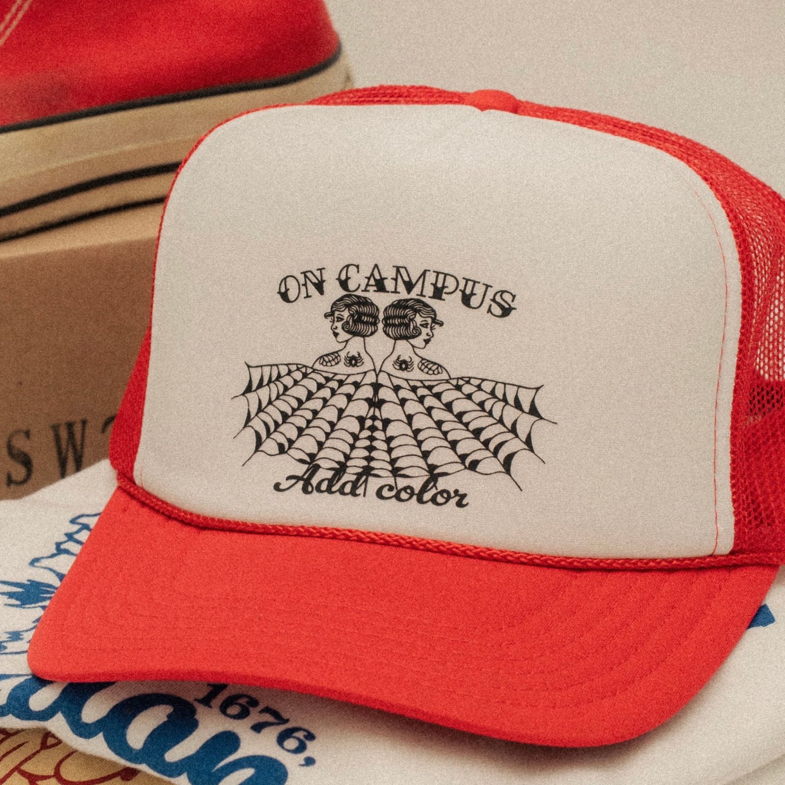 LXPL CAP OM アメカジ トラッカーキャップ - メルカリ