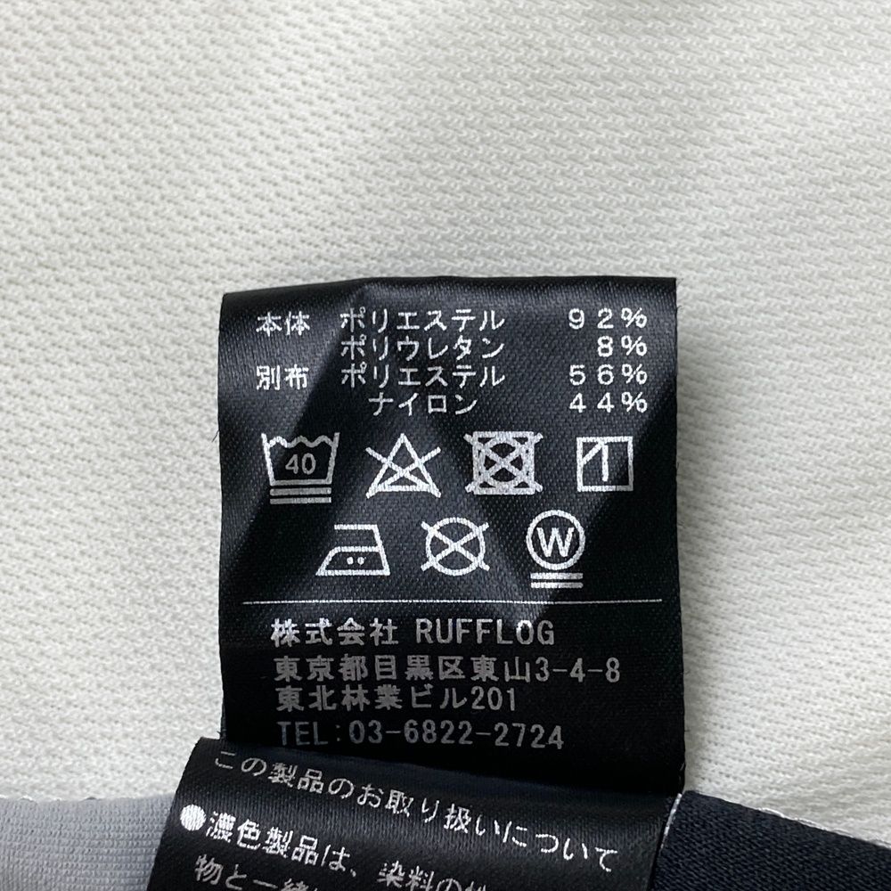 RUFFLOG ラフロッグ モックネック シャツ サイズM グレー RUFFLOG