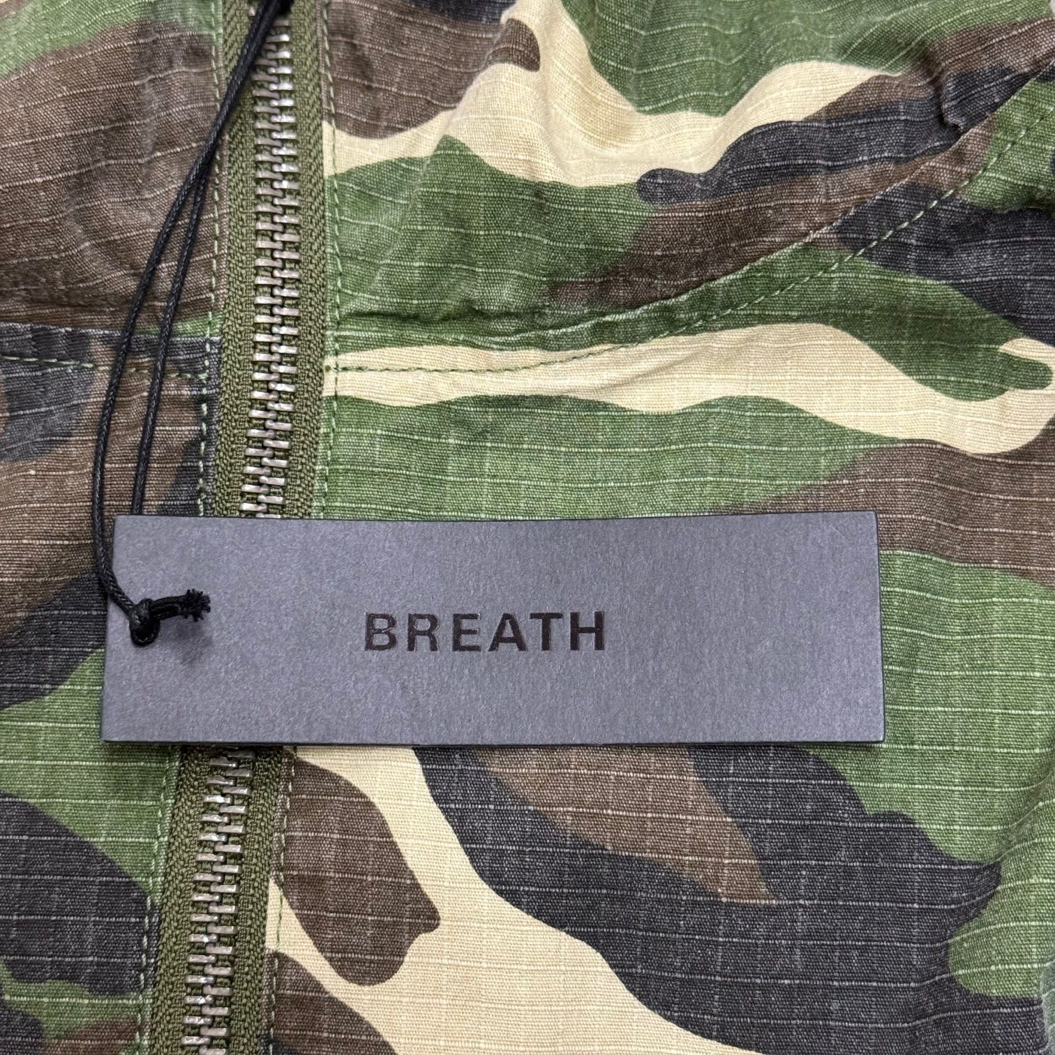 参考上代39600円 BREATH 25SS SUICIDE CAMO ZIP UP HOODIE 迷彩 カモ 