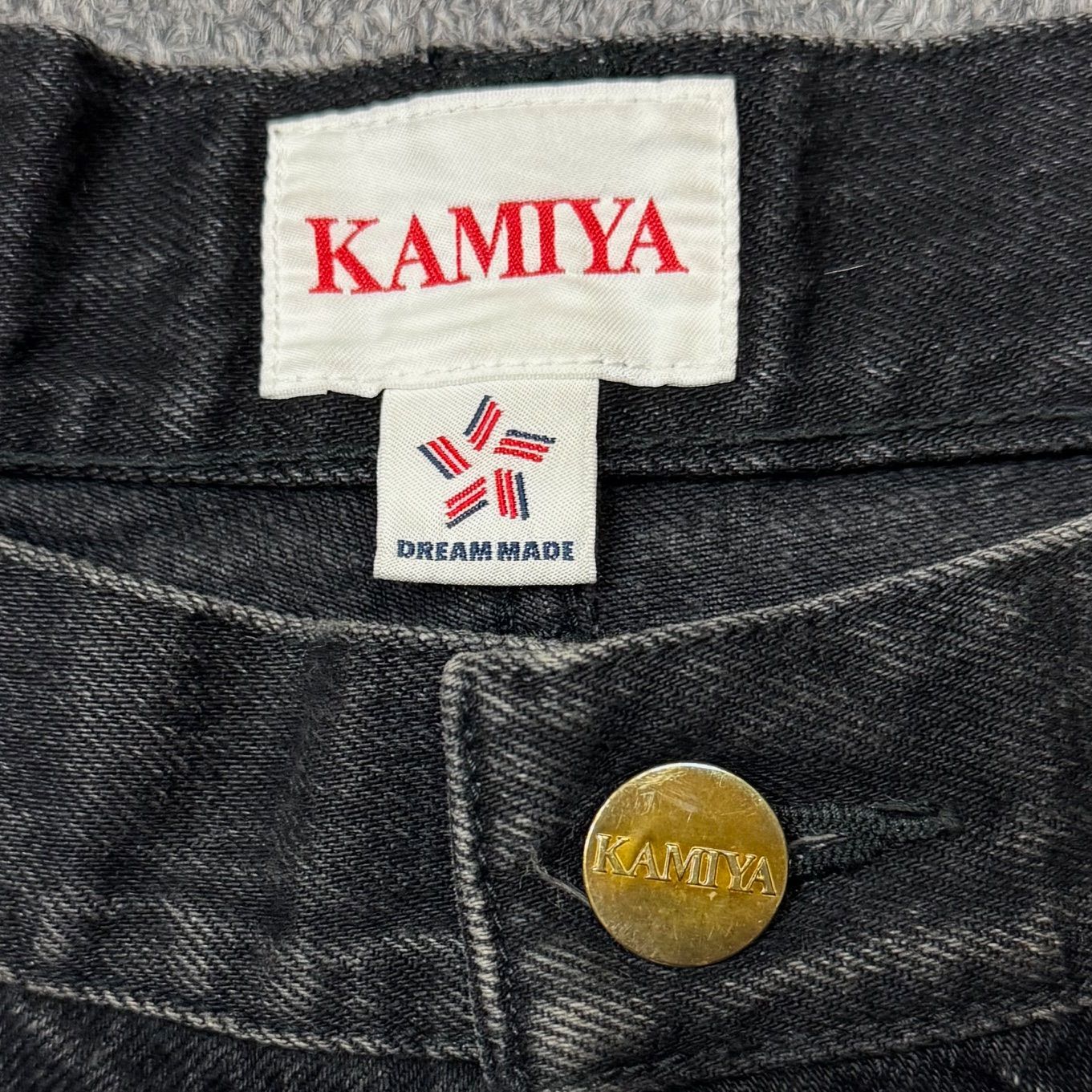 25ss 新品 KAMIYA カミヤ デニムワイドパンツ S KAMIYA - 【24AW】デニム ワイド パンツ / DENIM WIDE PANTS