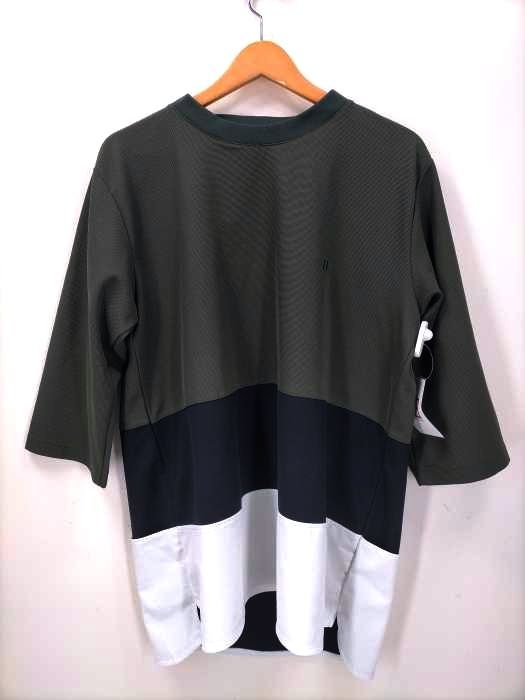 narifuri(ナリフリ) メッシュパネル6分袖 Tシャツ メンズ トップス