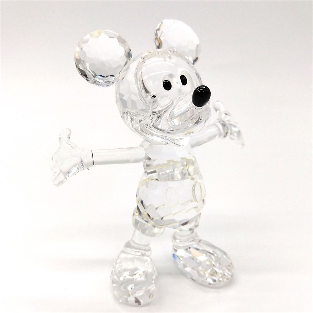 SWAROVSKI - スワロフスキー SWAROVSKI Disney ディズニー ミッキーマウス  オブジェ 置物 687414 クリア Mickey Mouse フィギュリン 【中古】 スワロフスキー SWAROVSKI Disney ディズニー ミッキーマウス