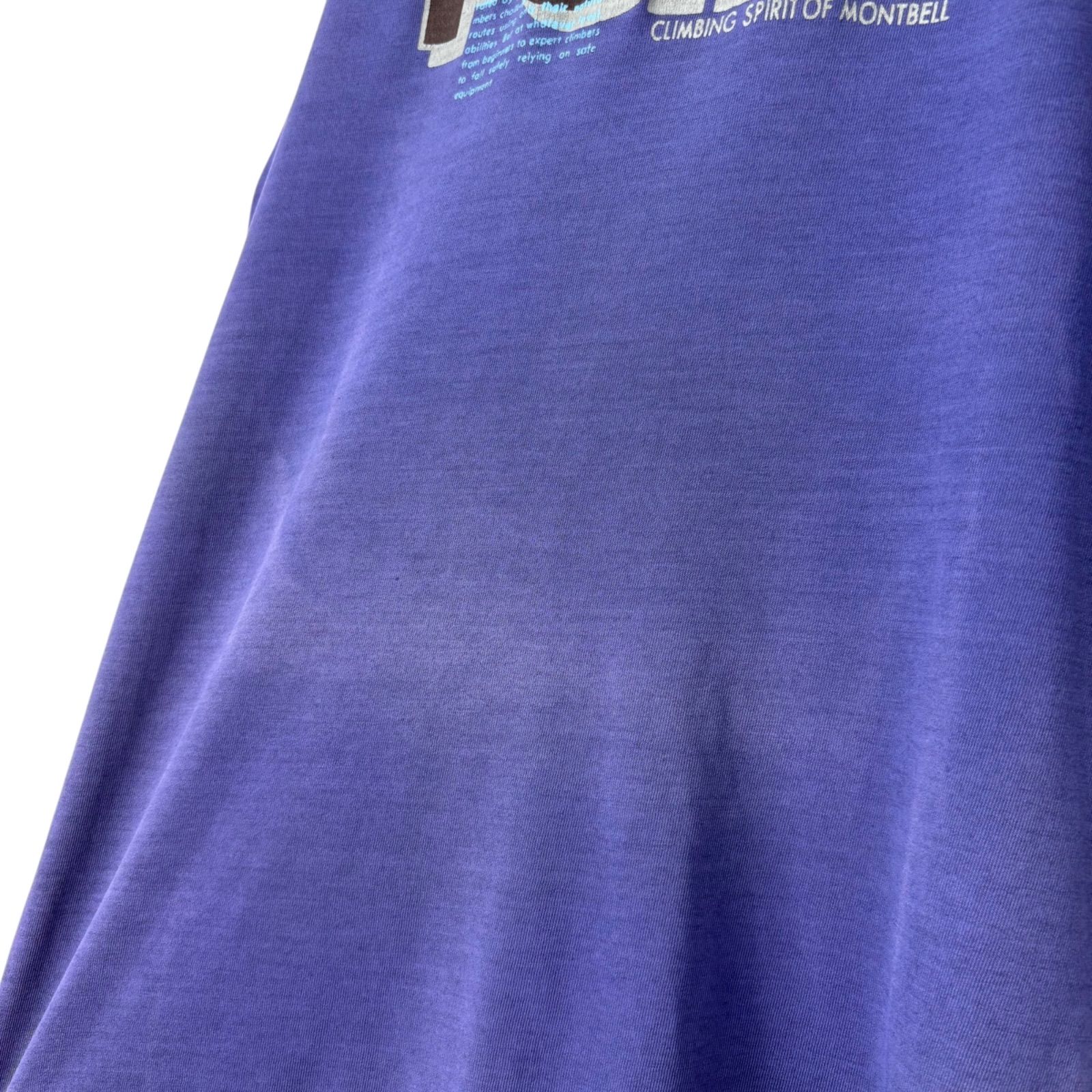 90s montbell ZERO POINT Print T-Shirt Made in JAPAN 【L】 90年代 