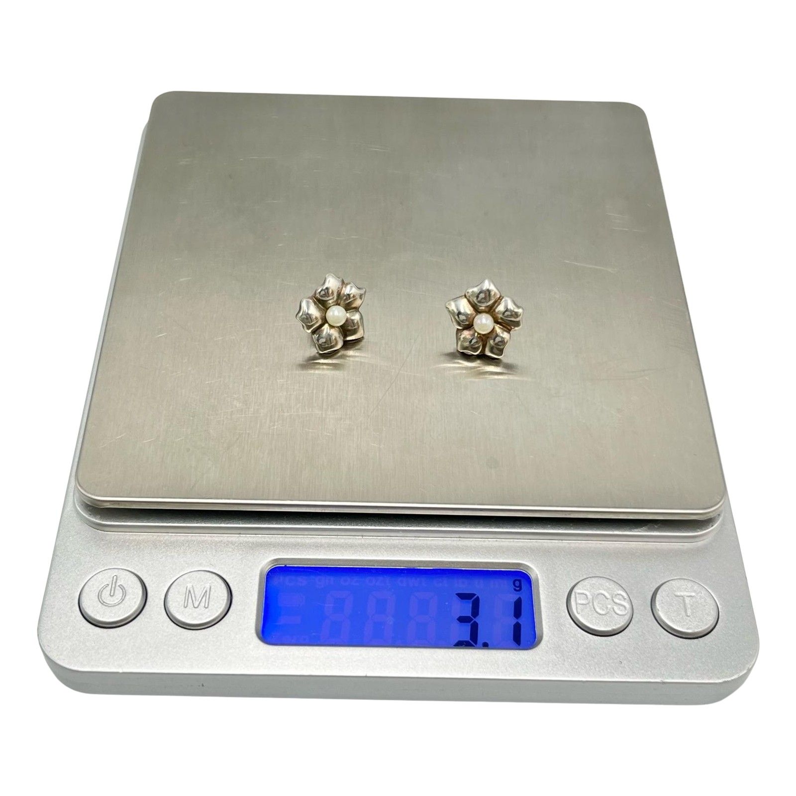 ティファニー TIFFANY&Co. ピアス オンライン フラワーパール シルバー