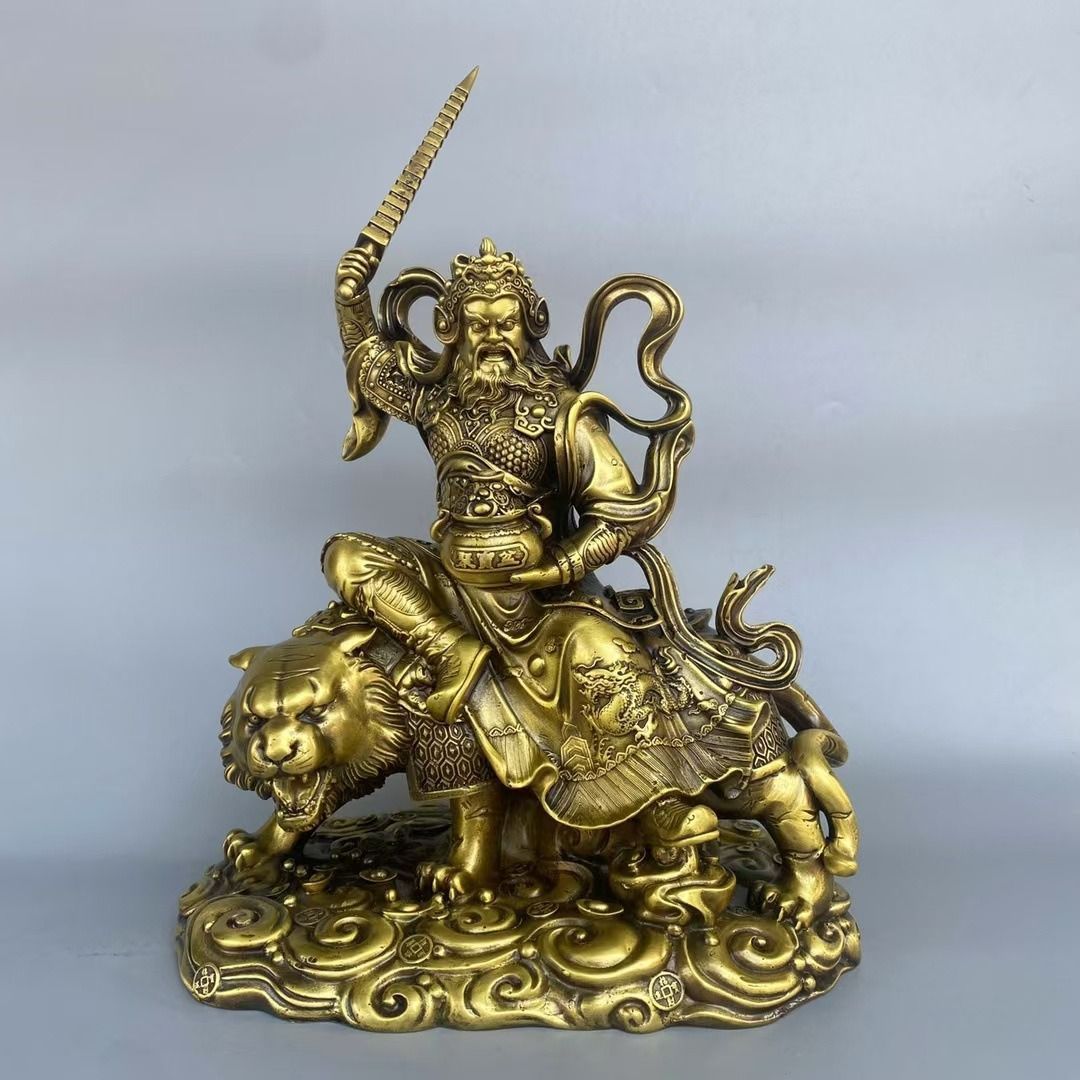 銅製置物 天干戦士 猿 極細工 工芸品 美術品 手彫り インテリア置物